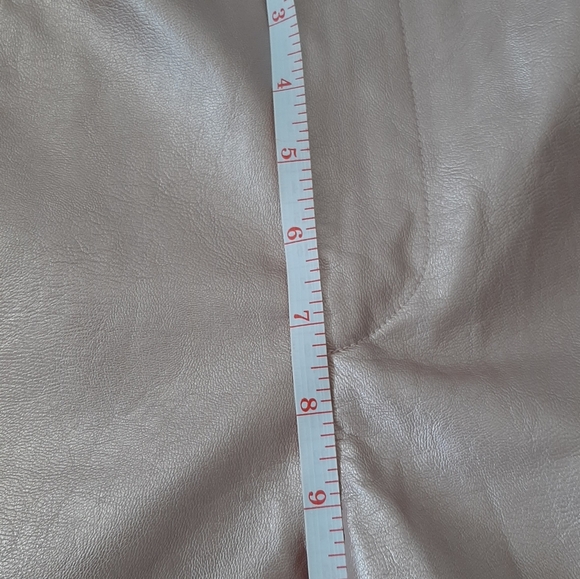 Forever21 Faux Leather Pink Pants - Picture 4 of 5